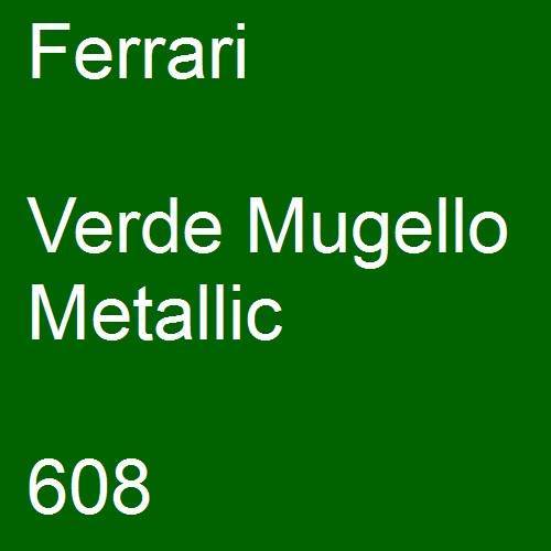 Ferrari, Verde Mugello Metallic, 608.